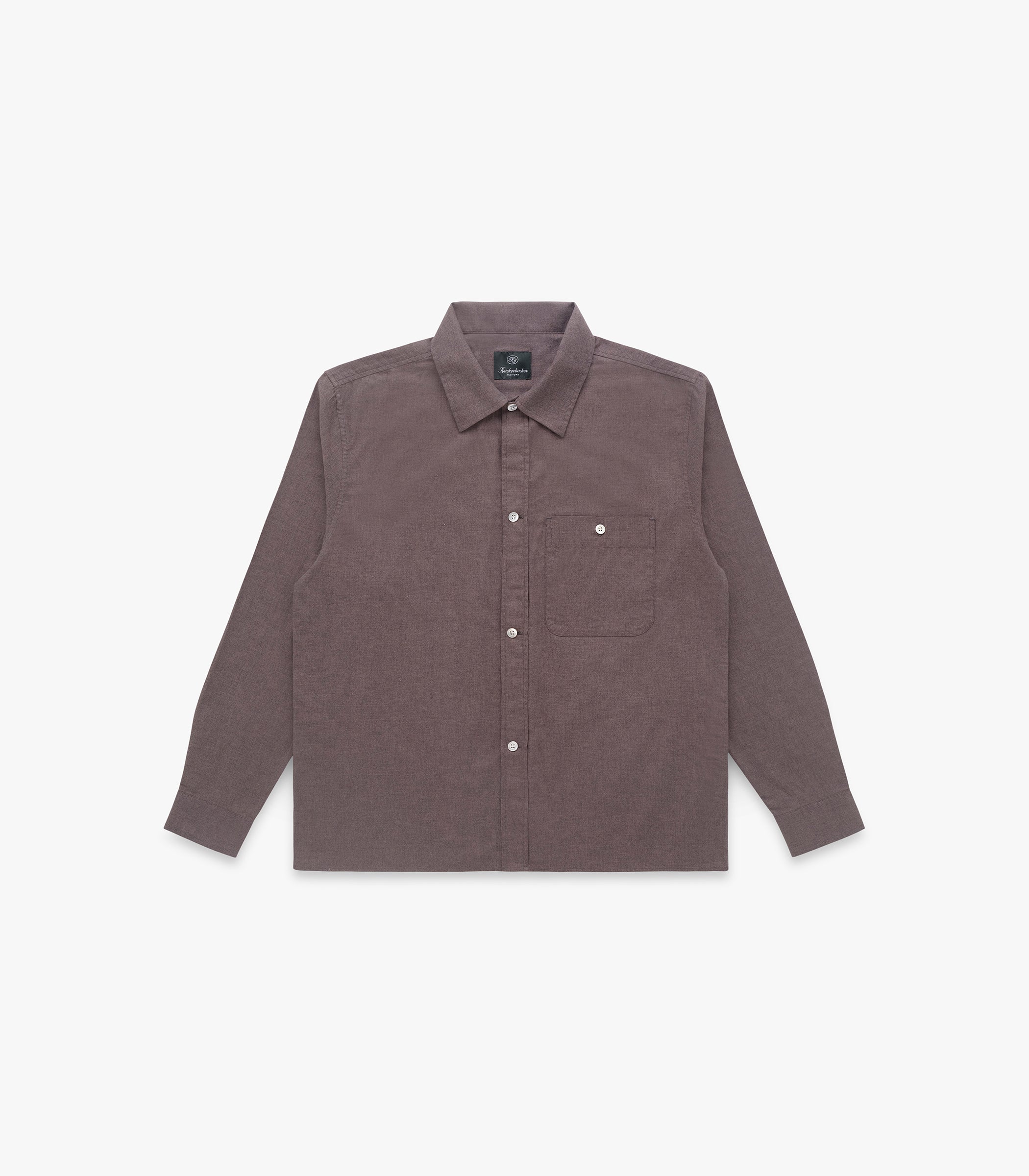 Carmine Flannel Twill Cotton Shirt
